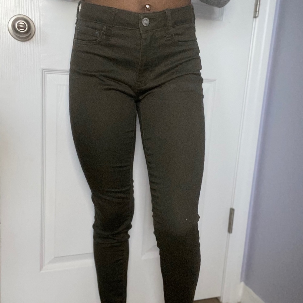 High waisted jeggings
